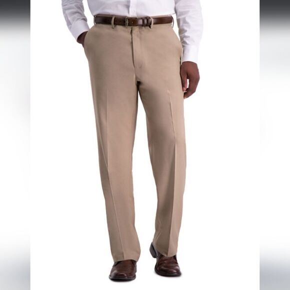 NWT Haggar 38x29 Premium Comfort Dress Pant Classic Fit Flat Front - Picture 1 of 6
